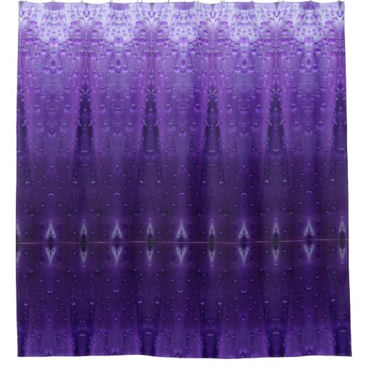 Purples Ikat Douchegordijn (Voorkant)