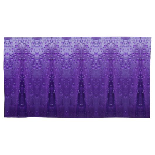 Purples Ikat Kussensloop (Voorkant-Links)