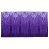 Purples Ikat Kussensloop (Voorkant-Rechts)