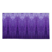 Purples Ikat Kussensloop (Achterkant-Links)