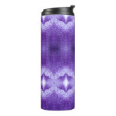 Purples Ikat Thermosbeker (Gedraaid links)