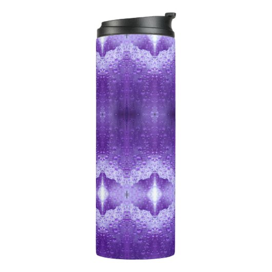 Purples Ikat Thermosbeker (Gedraaid links)