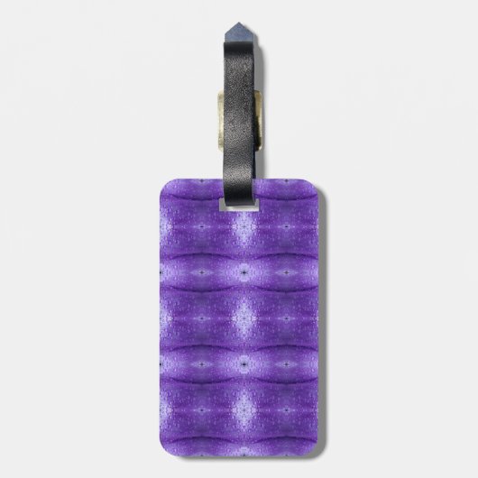 Purples Ikat too Bagagelabel (Achterkant verticaal)