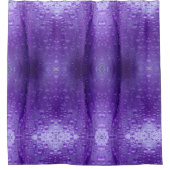 Purples Ikat Zen Douchegordijn (Voorkant)