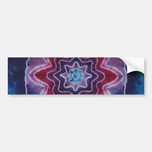 Purples Stars Tie Dye Sticker (Voorkant)