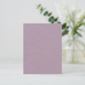 PurpleSolidPaper LIGHT MAUT PAARSE SOLID COLOR BA Briefkaart (Staand voorkant)