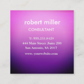 PurpleSquare Visitekaartje (Achterkant)