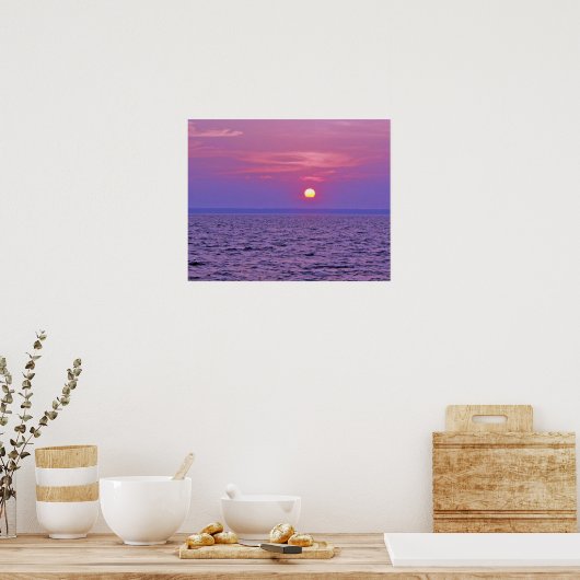 PurpleSunset Poster (Keuken)