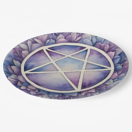 PurpleVibes Papieren Bordje (Gekanteld)