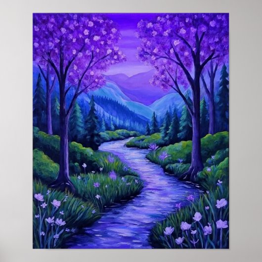 PurpleVibes Poster (Voorkant)