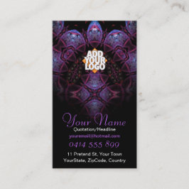 Purplezee v2 Fractal Visitekaartje