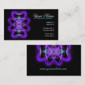 Purplia Hearts Visitekaartje (Voorkant / Achterkant)