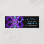 Purpliaz hartsprofiel mini visitekaartje (Voorkant)