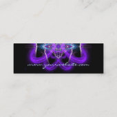 Purpliaz hartsprofiel mini visitekaartje (Achterkant)