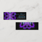 Purpliaz hartsprofiel mini visitekaartje (Voorkant / Achterkant)