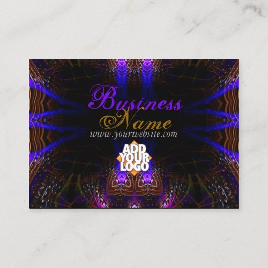 Purplicous Fractal big Visitekaartje (Achterkant)