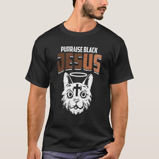 Purpose Black Jesus Black History Maand Cute BLM T-shirt (Voorkant)