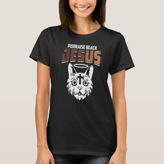 Purpose Black Jesus Black History Maand Cute BLM T-shirt (Voorkant)