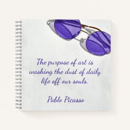 Purpose Of Art Pablo Picasso Notitieboek