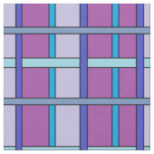 Purps en blues gespeeld patroon stof (Close Up)