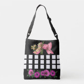 Purpul kleur crossbody tas (Achterkant)