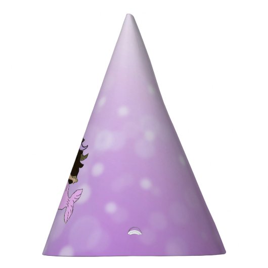 Purpule Zeemeermin Verjaardag Pet Feesthoedjes (Rechts)