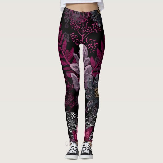 Purpura Leggings (Voorkant)