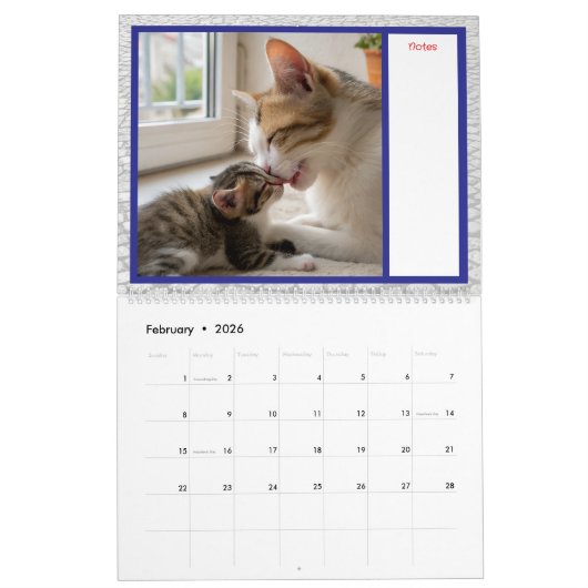'Purr & Bark-ingham Tails' Pet Custom Kalender (Feb 2026)