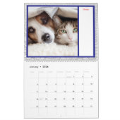 'Purr & Bark-ingham Tails' Pet Custom Kalender (Jan 2026)