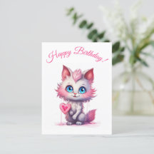 Purr-fect Birthday Wishes – Cute Kitty