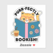 Purr-fect Boek Waterdicht Sticker (Vel)