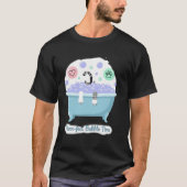 Purr-fect Bubble Time cat T-shirt (Voorkant)