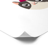 Purr-fect Feest Kat Verjaardagsfeestje Poster (Hoek)