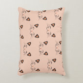 Purr-fect Kitty Floating Cat Face  Accent Kussen (Voorkant(Verticaal))