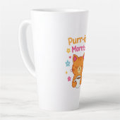 Purr-fect Morning Cat Coffee Mug – Cute Cat Lover  Latte Mok (Linkerhoek)