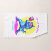 Purr-fect Pickleball Champ Handdoek (Handdoek)