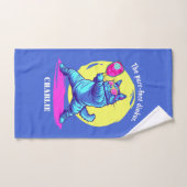 Purr-fect Pickleball Champ Handdoek (Handdoek)