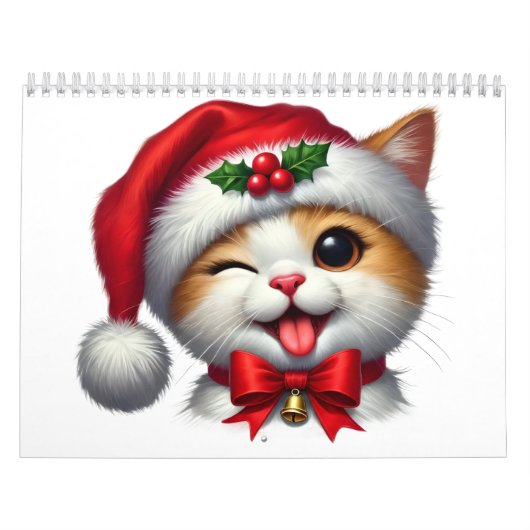Purr-fecte kerst: 2026 kattenkalender kalender (Hoes)