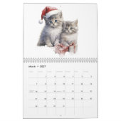 Purr-fecte kerst: 2026 kattenkalender kalender (Mar 2027)