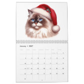 Purr-fecte kerst: 2026 kattenkalender kalender (Jan 2027)