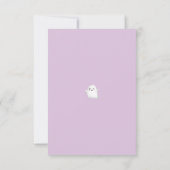 Purr-fectly Eén Boo-dag Kat Halloween 1e Verjaarda Bedankkaart (Achterkant)