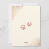 Purr-haps It’s Love Cute Cat Valentine Card Feestdagenkaart (Achterkant)