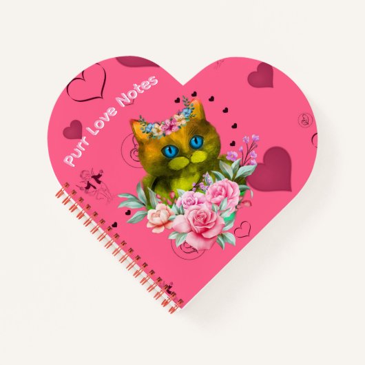 Purr Love Notebook Notitieboek (Voorkant)