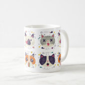 'Purr More, Hiss Less' Cat Mug – Perfect Gift Koffiemok (Voorkant rechts)