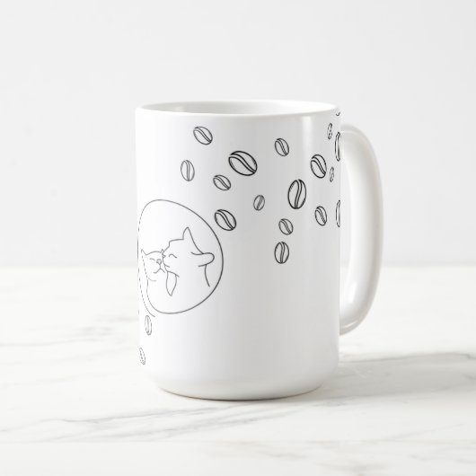 Purr & Sip Mug Koffiemok (Voorkant rechts)