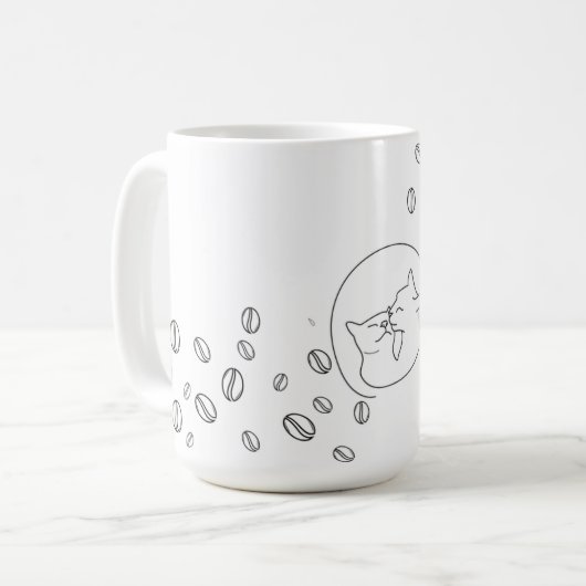 Purr & Sip Mug Koffiemok (Voorkant links)