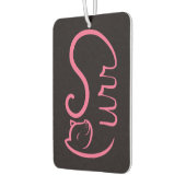 Purr Typografie ROZE Luchtverfrisser (Links)