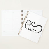 Purr Typografie ZWART Planner (Display)