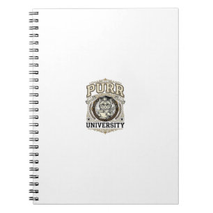 Purr Universiteit Kat Nep Universiteit Academie Vi Notitieboek