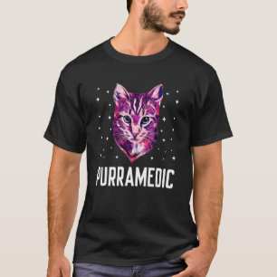 Purramedic Cat Paramedic Kitten EMT Cat mam 4 T-shirt
